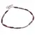 Bratara Safir si Granat discuri fatetate 3mm si Rubin sfere fatetate 2mm cu Argint 925