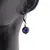 Cercei cu agatatoare Azurit sfera 10mm, imagine 2