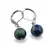 Cercei cu agatatoare Azurit sfera 10mm