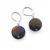 Cercei cu agatatoare Cuart titan aura sfere 14mm