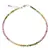 Bratara Turmalina multicolora degrade sfere fatetate, 2mm