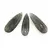 Briolete fatetate Cuart Garden - Long Teardrop, 3 buc