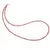 Colier Rodonit roz A+ discuri fatetate, 3mm