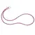 Colier Rubin discuri fatetate, 3mm