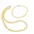 Set colier si bratara Calcit galben sfere, 6mm
