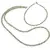 Set colier si bratara Apatit verde sfere, 3mm