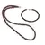 Set colier si bratara Obsidian mahon sfere, 5mm
