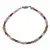 Bratara Cuart fumuriu si Granat Rhodolit discuri fatetate, 2-3mm