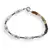Bratara Opal albastru si Turmalina multicolora discuri fatetate 4mm, Piritita sfere fatetate 2mm
