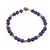 Bratara Peridot banuti 3-4mm si Ametist sfere 5mm