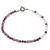 Bratara Piatra Lunii discuri fatetate 3mm, Rubin sfere fatetate 3mm si Labradorit discuri fatetate 3-4mm