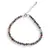Bratara Safir multicolor si Rubin sfere fatetate 4mm cu Argint 925