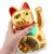 Pisica norocoasa Maneki Neko aurie pentru prosperitate si noroc, 15cm, imagine 3