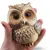 Statueta bufnita aurie cu sclipici - 9,5cm, imagine 4