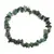 Bratara pe elastic cu pietre chips Smarald