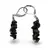 Cercei cu agatatoare Obsidian auriu pietre chips, 6-10mm