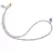 Colier Ametrin si Ametist discuri fatetate 3mm cu pandantiv cub fatetat 6mm