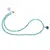 Colier Apatit discuri fatetate 4mm si pandantiv Lapis lazuli cub fatetat 7-8mm