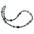 Colier Azurit sfere 4mm si Smarald neuniform 10-12mm