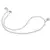 Colier Cristal de stanca discuri fatetate 4mm si pandantiv Howlit cub fatetat 7-8mm