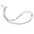 Colier Cuart turmalinat discuri fatetate 4mm si cub fatetat 8mm