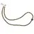 Colier Unakit discuri fatetate 4mm si cub fatetat 8mm