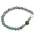 Bratara Amazonit Rusia sfere 6mm, Larvikit 8mm si steluta din Sidef 10mm cu bumbi aurii