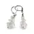 Cercei cu agatatoare Cristal de stanca pietre chips, 6-10mm