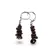Cercei cu agatatoare Granat pietre chips, 5-8mm