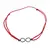 Bratara Therapy charm infinit argintiu, 20mm