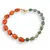 Bratara Aventurin neuniform 6-7mm, Carneol neuniform 10mm, Hematit auriu sfere fatetate 2mm si sfera cu zirconii