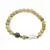 Bratara Jad serpentin, Piatra infinitului sfere 6mm, Larvikit 8mm si luna din Sidef 12mm cu bumbi aurii
