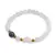 Bratara Piatra lunii sfere 6mm, Larvikit 8mm si luna din Sidef 12mm cu bumbi aurii