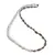 Colier Piatra lunii si Labradorit neuniform 7-10mm, Labradorit sfere 3mm si steluta din Hematit auriu