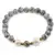Bratara pe elastic Perle de cultura, bumbi aurii si Jasp sesame sfere 8mm