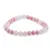 Bratara Cuart roz si Coral roz sfere, 6-7mm, imagine 2