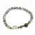 Bratara Jasp kiwi sfere 6mm, Larvikit 8mm si luna din Sidef 12mm cu bumbi aurii