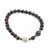 Bratara mix Ochi de tigru si Ochi de taur sfere 6mm, Larvikit 8mm si steluta din Sidef 10mm cu bumbi aurii