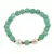 Bratara pe elastic Perle de cultura, bumbi aurii si Aventurin sfere fatetate 8mm