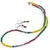 Set Cercei cu agatatoare si Colier din Mix agate discuri fatetate, 4mm