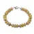 Bratara Jad olive rondele 8mm si Safir sfere fatetate 3mm