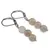 Cercei cu agatatoare Agat natural sfere, 6mm