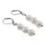 Cercei cu agatatoare Magnezit sfere, 8mm