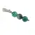 Pandantiv Agat verde sfere, 6mm