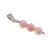 Pandantiv Coral roz sfere, 6mm