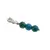 Pandantiv Crisocola sfere, 6mm