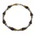 Bratara Labradorit sfere 3mm, Granat neuniform 5-8mm si Hematit auriu cuburi 3mm cu bumbi aurii