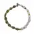 Bratara Peridot neuniform si sfere 3-6mm cu Piatra lunii neuniforma 6-8mm si steluta din Hematit auriu 6mm