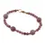 Bratara Rodonit roz sfere 4-8mm cu bumbi aurii