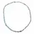 Colier Apatit neuniform si sfere 3-6mm, Cuart fumuriu neuniform 5-8mm si steluta din Hematit auriu 6mm
